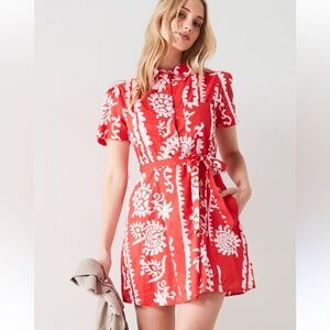 Mango summer dress with print